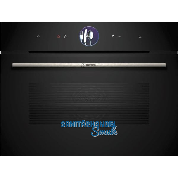BOSCH Kompakt-Dampfbackofen CSG7361B1 Schwarz