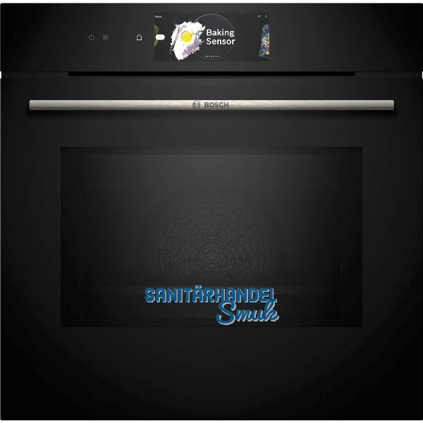 BOSCH Backofen mit Mikrowelle HMG778NB1 Schwarz