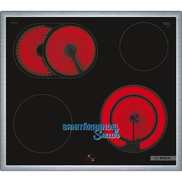 BOSCH Kochfeld NKN645GA2E Glaskeramik Strahlungsheizung zu Herd