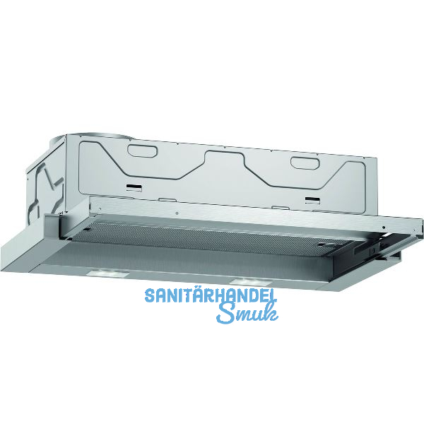 CONSTRUCTA Flachschirmhaube CD30637 ohne Griffleiste Edelstahl 600 mm