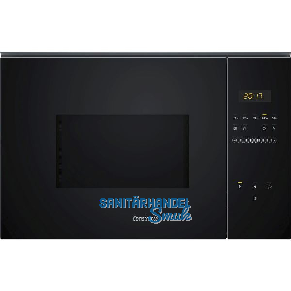 CONSTRUCTA Einbau-Mikrowelle CC4P91562, Schwarz