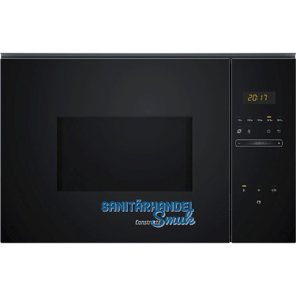CONSTRUCTA Einbau-Mikrowelle CC4P91262, Schwarz -