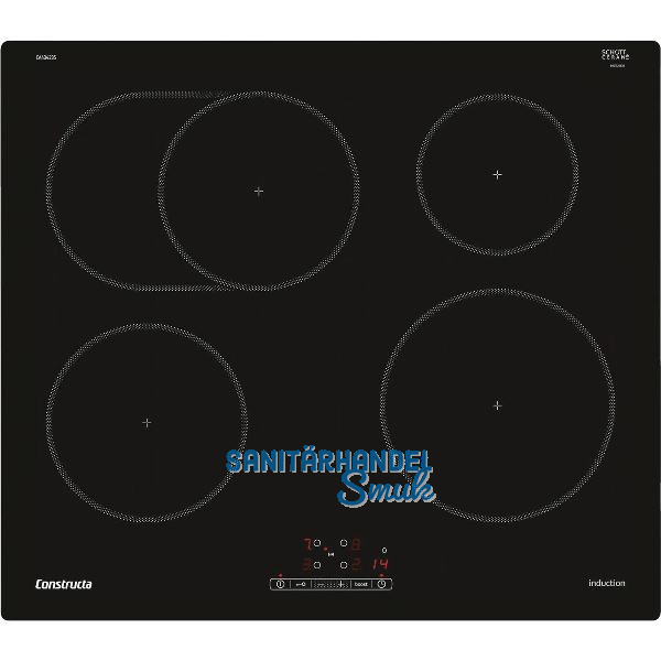 CONSTRUCTA Kochfeld CA434235 Glaskeramik Induktion autark, 600 mm -