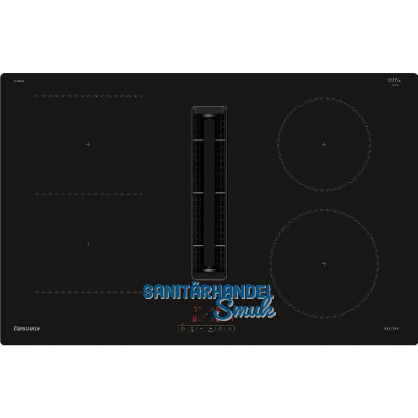 CONSTRUCTA Induktions-Muldenl�fter CV438236 rahmenlos aufliegend, 800 mm
