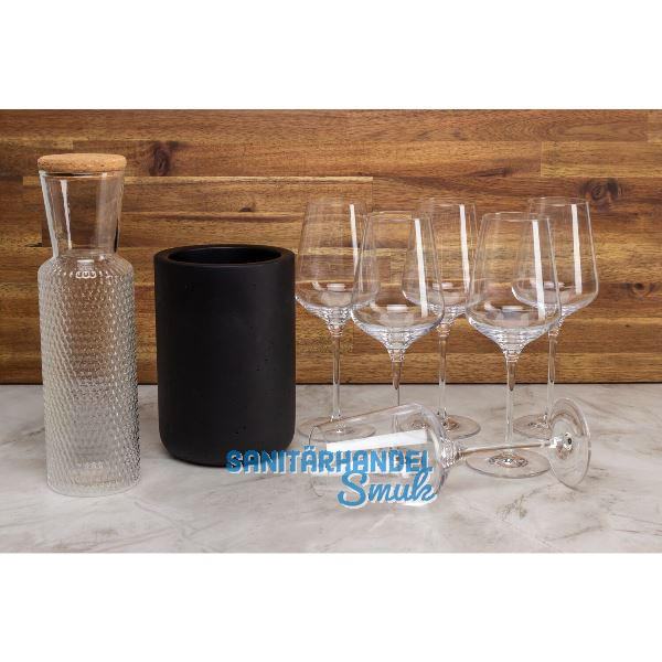 Getr�nkeset Element Black, 8-teilig