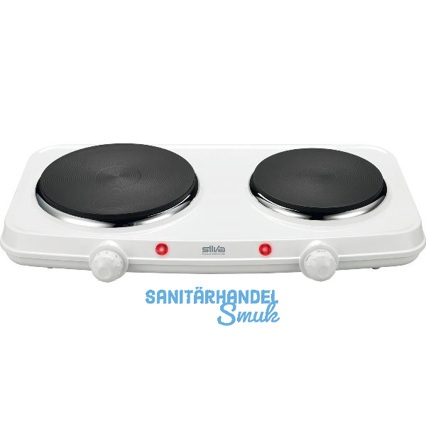 SILVA Doppel-Kochplatte DK 2018 freistehend, wei�