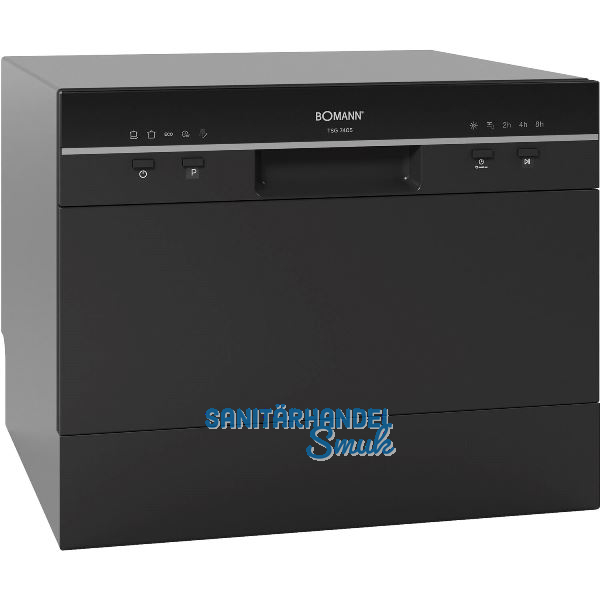 BOMANN Kompakt-Geschirrsp�ler freistehend TSG 7405 Schwarz