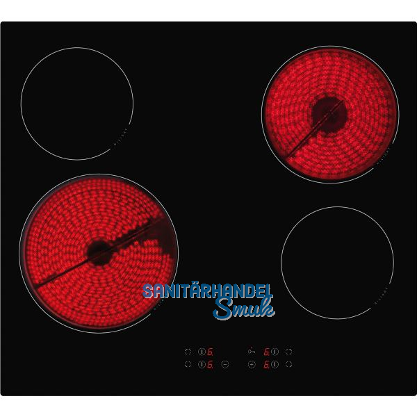 AMICA Kochfeld KMC 7B44 500 C Glaskermamik Strahlungsheizung autark