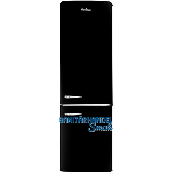 AMICA Retro Stand-K�hl-Gefrierkombination KGCR 387 100 MS Matt Schwarz