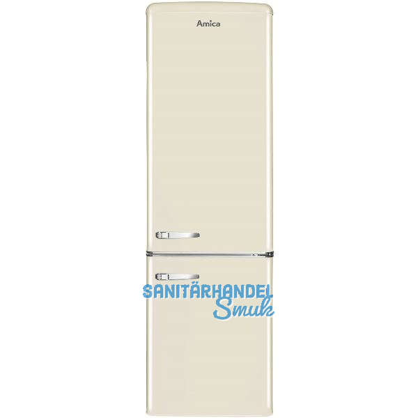 AMICA Retro Stand-K�hl-Gefrierkombination KGCR 387 100 B Creme