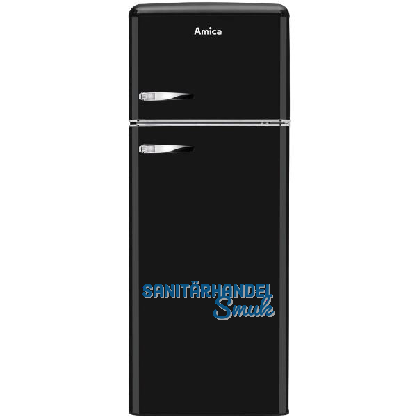 AMICA Retro Stand-K�hl-Gefrierkombination Top Freezer KGC 15637 MS Matt Schwarz