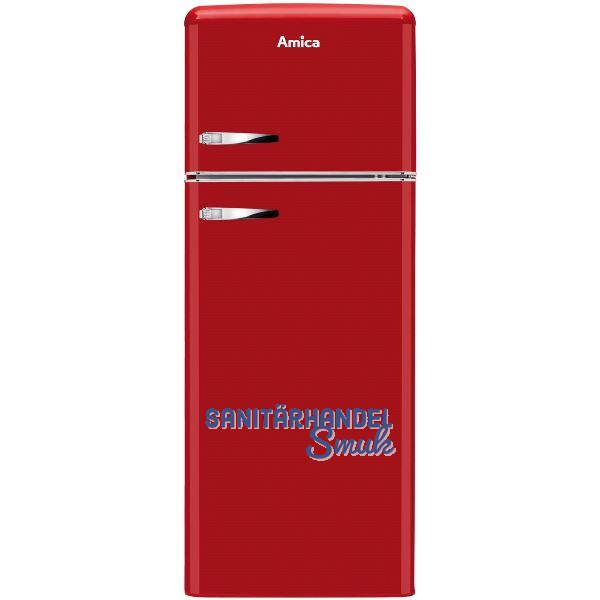 AMICA Retro Stand-K�hl-Gefrierkombination Top Freezer KGC 15630 R Rot