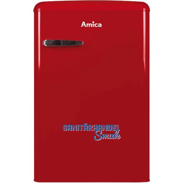 AMICA Retro Stand-K�hlschrank KS 15610 R mit Gefrierfach Rot