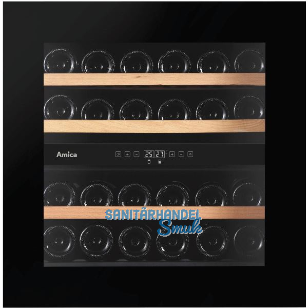 AMICA Einbau-Weink�hlschrank WK 341 215 S Schwarz, 600 mm