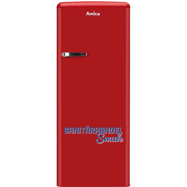 AMICA Retro Stand-K�hlschrank KSR 364 150 R mit Gefrierfach Rot