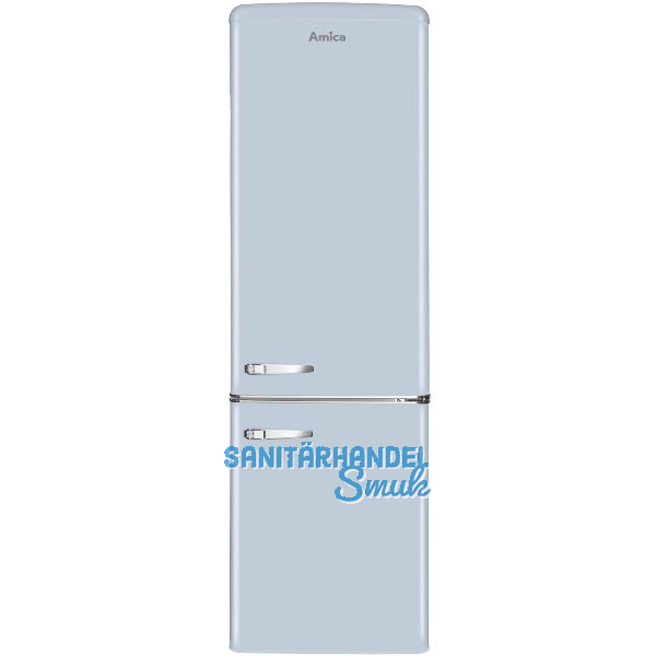 AMICA Retro Stand-K�hl-Gefrierkombination KGCR 387 100 L Hellblau