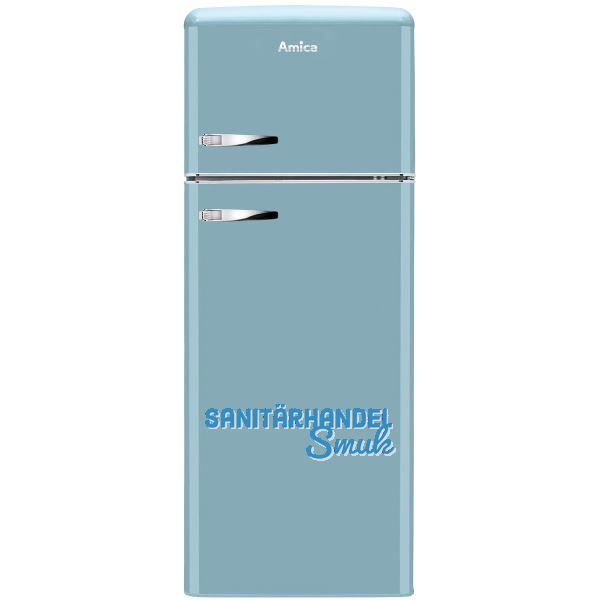 AMICA Retro Stand-K�hl-Gefrierkombination Top Freezer KGC 15632 T T�rkisblau