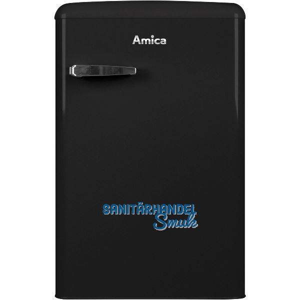 AMICA Retro Stand-K�hlschrank VKS 15624-1 S Schwarz