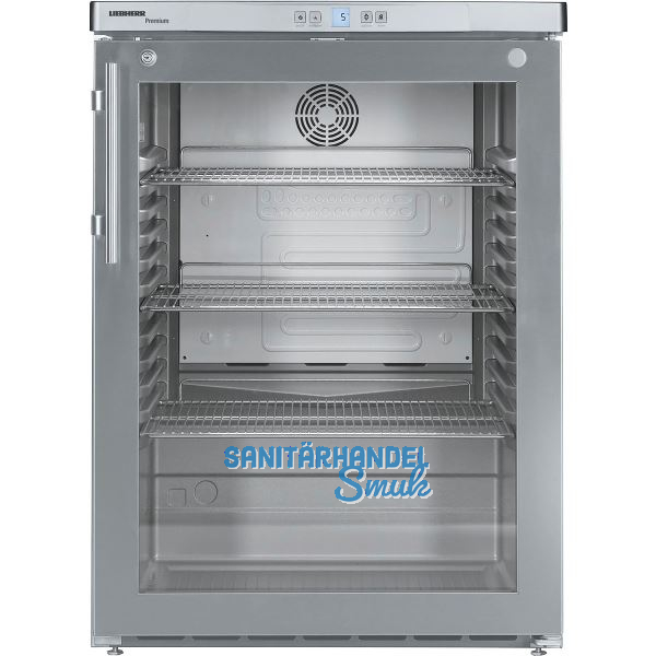LIEBHERR Stand-Getr�nkek�hlschrank unterbauf�hig FKUv 1663 Edelstahl, 830 mm