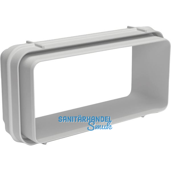 OPTIMAIRO Flachkanalverbinder 111 x 54 Kunststoff wei�