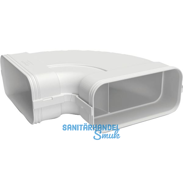 OPTIMAIRO Flachkanalbogen 90� waagerecht 175 x 80 Kunststoff wei�