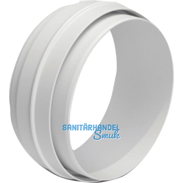 OPTIMAIRO Rohrverbinder NW 100 Kunststoff wei�