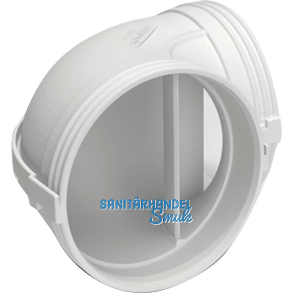 OPTIMAIRO Rundrohrbogen 90� NW 100 Kunststoff wei�