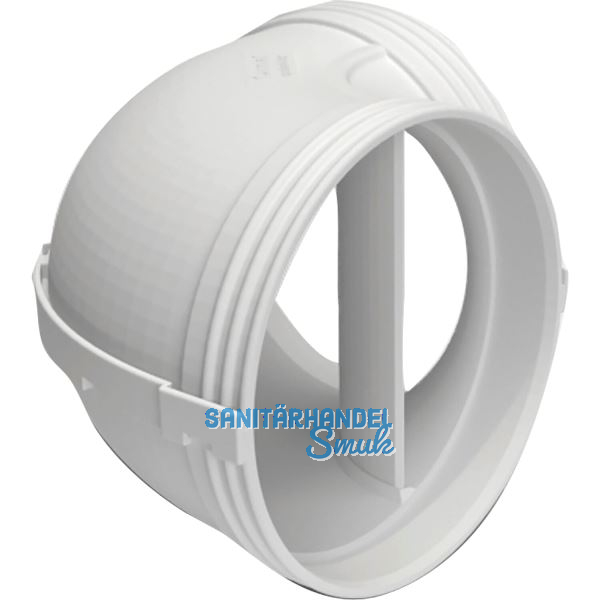 OPTIMAIRO Rundrohrbogen 90� NW 125 Kunststoff wei�