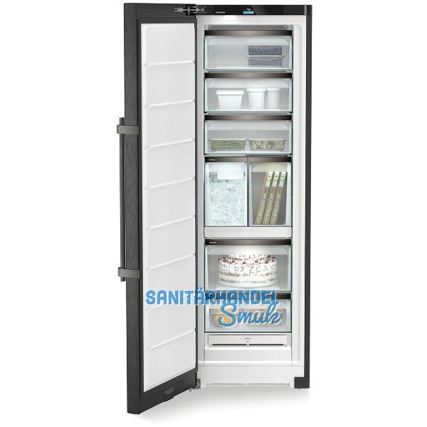 LIEBHERR Stand-Gefrierschrank SFNbsd 529i BlackSteel, 1855 mm