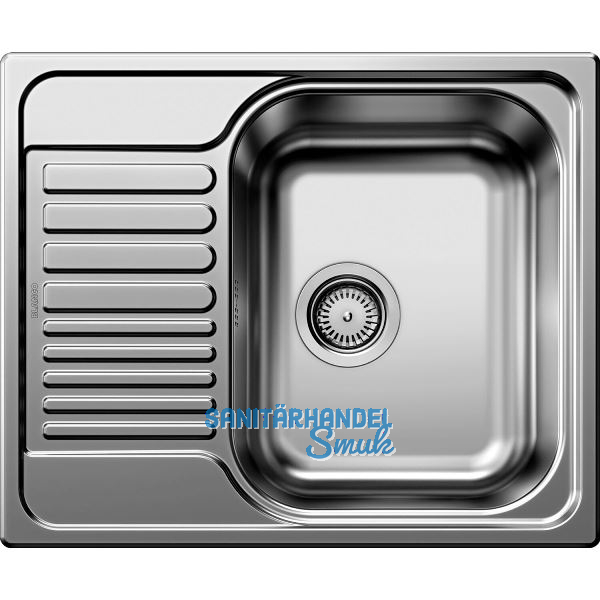 SOLIDO Einbausp�le Tipo 45 S Mini, 602 x 500 mm reversibel, Edelstahl