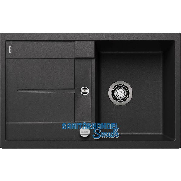 BLANCO fl�chenb�ndige Sp�le Metra 45 S-F Anthrazit, reversibel