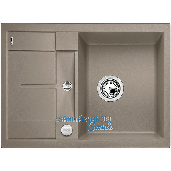 BLANCO Einbausp�le Metra 45 S Compact Tartufo mit Drehknopfgarnitur, reversibel