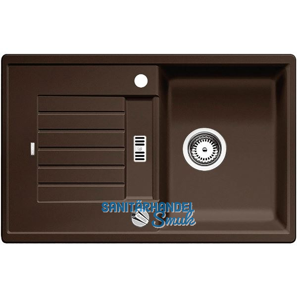 BLANCO Einbausp�le Zia 45 S Cafe mit Drehknopfgarnitur, reversibel