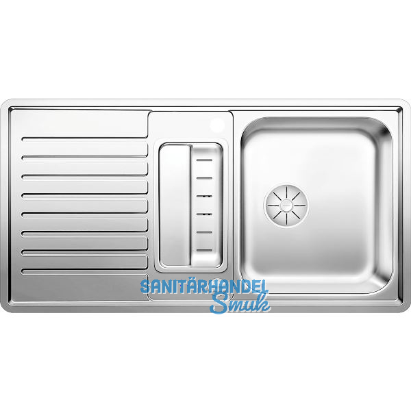 BLANCO 2D-Sp�le Classic Pro 5 S-IF Edelstahl reversibel