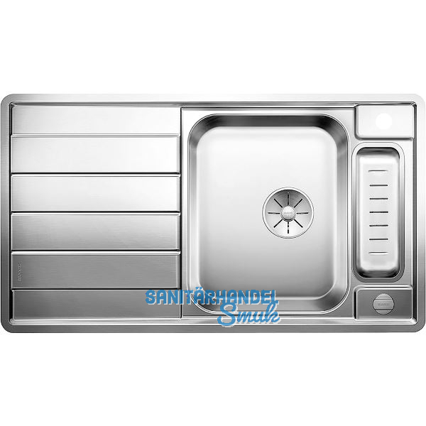 BLANCO 2D-Sp�le Axis III 5 S-IF Edelstahl reversibel