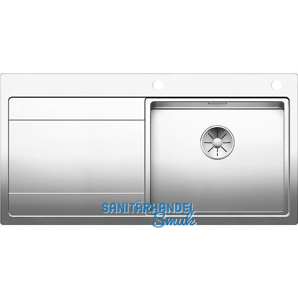 BLANCO 2D-Sp�le Divon II 5 S-IF Tropfteil links, Edelstahl