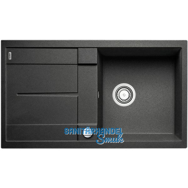 BLANCO fl�chenb�ndige Sp�le Metra 5 S-F Anthrazit, reversibel