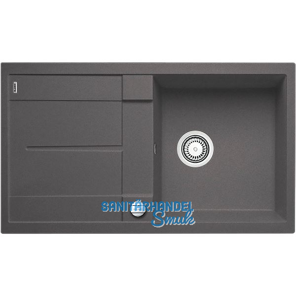 BLANCO fl�chenb�ndige Sp�le Metra 5 S-F Felsgrau, reversibel