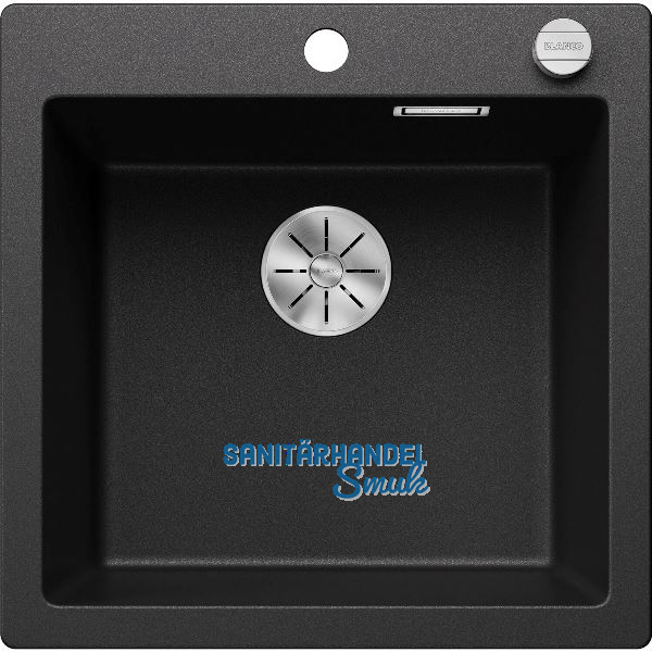 BLANCO Einbausp�le Pleon 5 mit Drehknopfgarnitur, Anthrazit