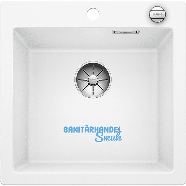 BLANCO Einbausp�le Pleon 5 mit Drehknopfgarnitur, Wei�