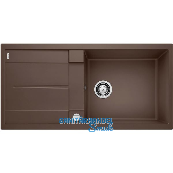 BLANCO Einbausp�le Metra XL 6 S Cafe mit Drehknopfgarnitur, reversibel