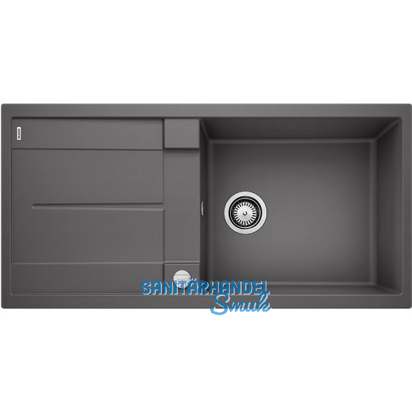 BLANCO fl�chenb�ndige Sp�le Metra XL 6 S-F Felsgrau, reversibel