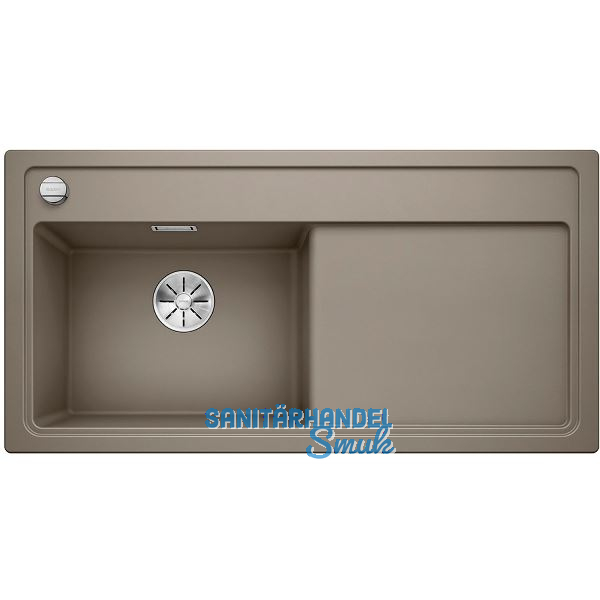 BLANCO Einbausp�le Zenar XL 6 S Tartufo, Tropfteil rechts