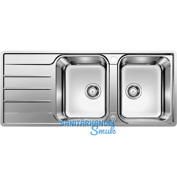 BLANCO 2D-Sp�le Lemis 8 S-IF Edelstahl reversibel
