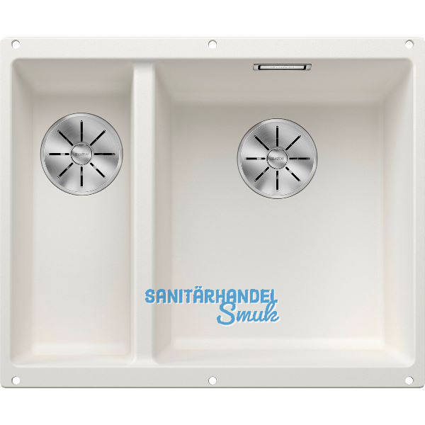BLANCO Unterbau-Sp�le Subline 340/160-U Restebecken links, Wei�