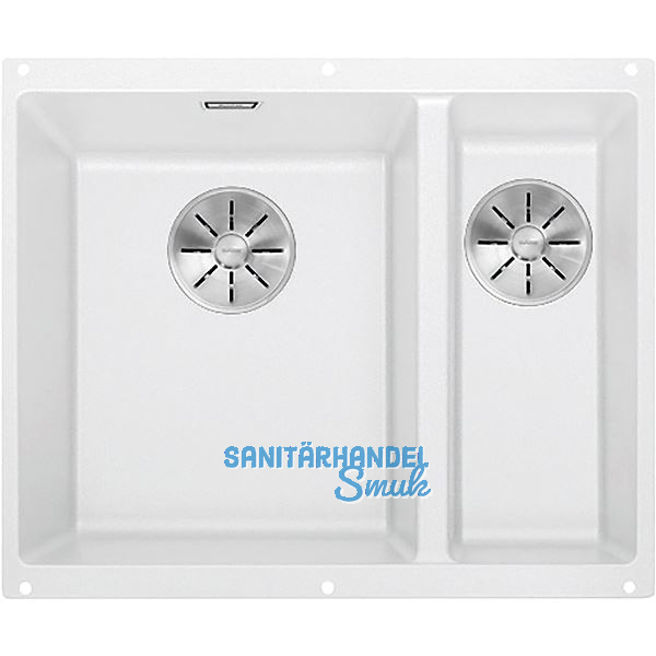BLANCO Unterbau-Sp�le Subline 340/160-U Restebecken rechts, Wei�