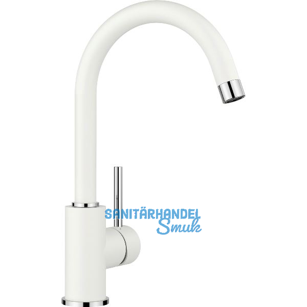 BLANCO K�chenarmatur Mida 519418 druckfest Granitwei�