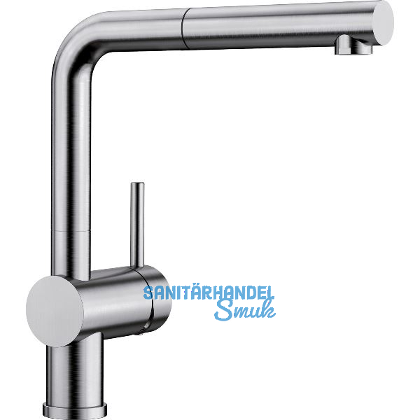 BLANCO K�chenarmatur Linus-S 517184 druckfest Edelstahl geb�rstet