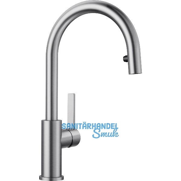 BLANCO K�chenarmatur Candor-S mit Schlauchauszug 523121 druckfest Edelstahl