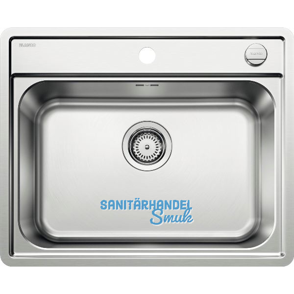 BLANCO 2D-Sp�le Lemis 6-IF Edelstahl mit AF reversibel